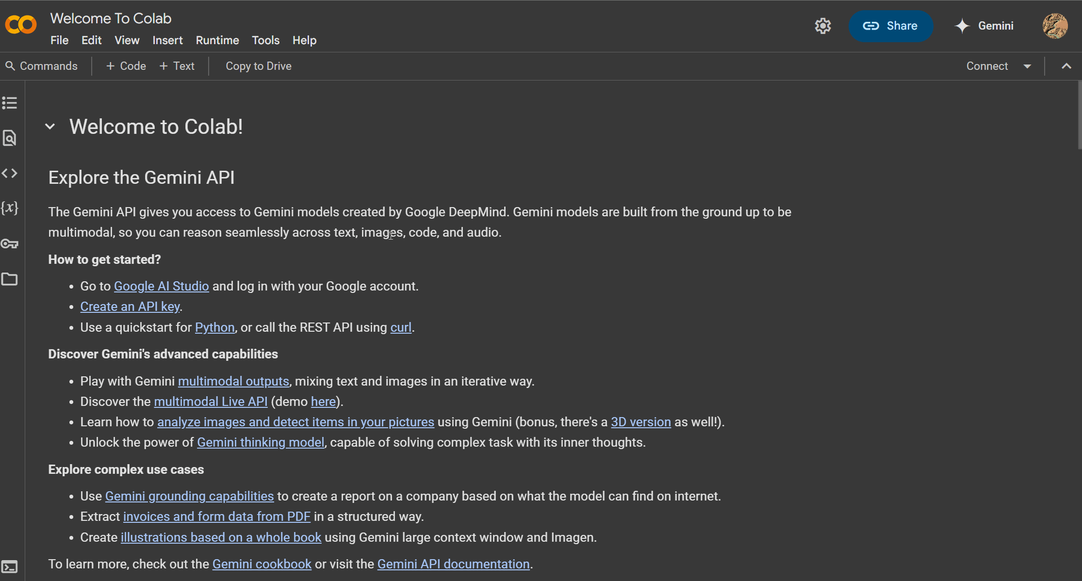 Simple Google Colab Examples Google Colab